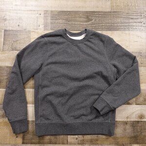 Mott & Bow Hooper French Terry Crewneck Sweatshirt Men’s Size M Charcoal Gray